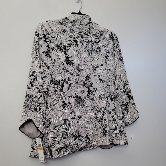 ALEX EVENINGS Women's Beaded Twin Set - Picture 5 of 12